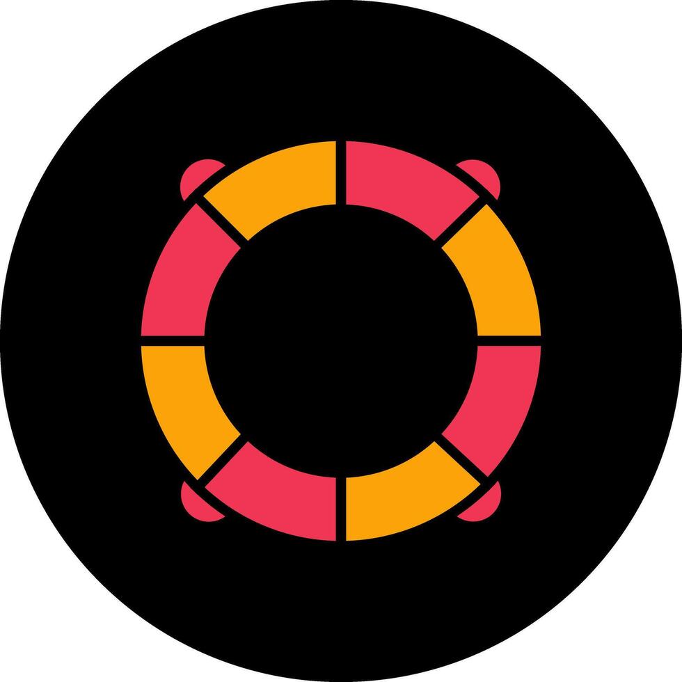 Life Saving Tube Vector Icon