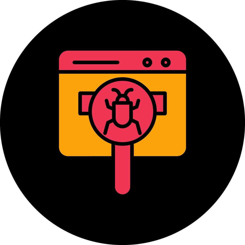 Web Bug Vector Icon
