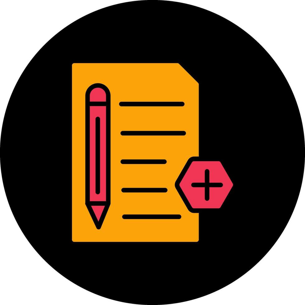 Medical Documents Vector Icon
