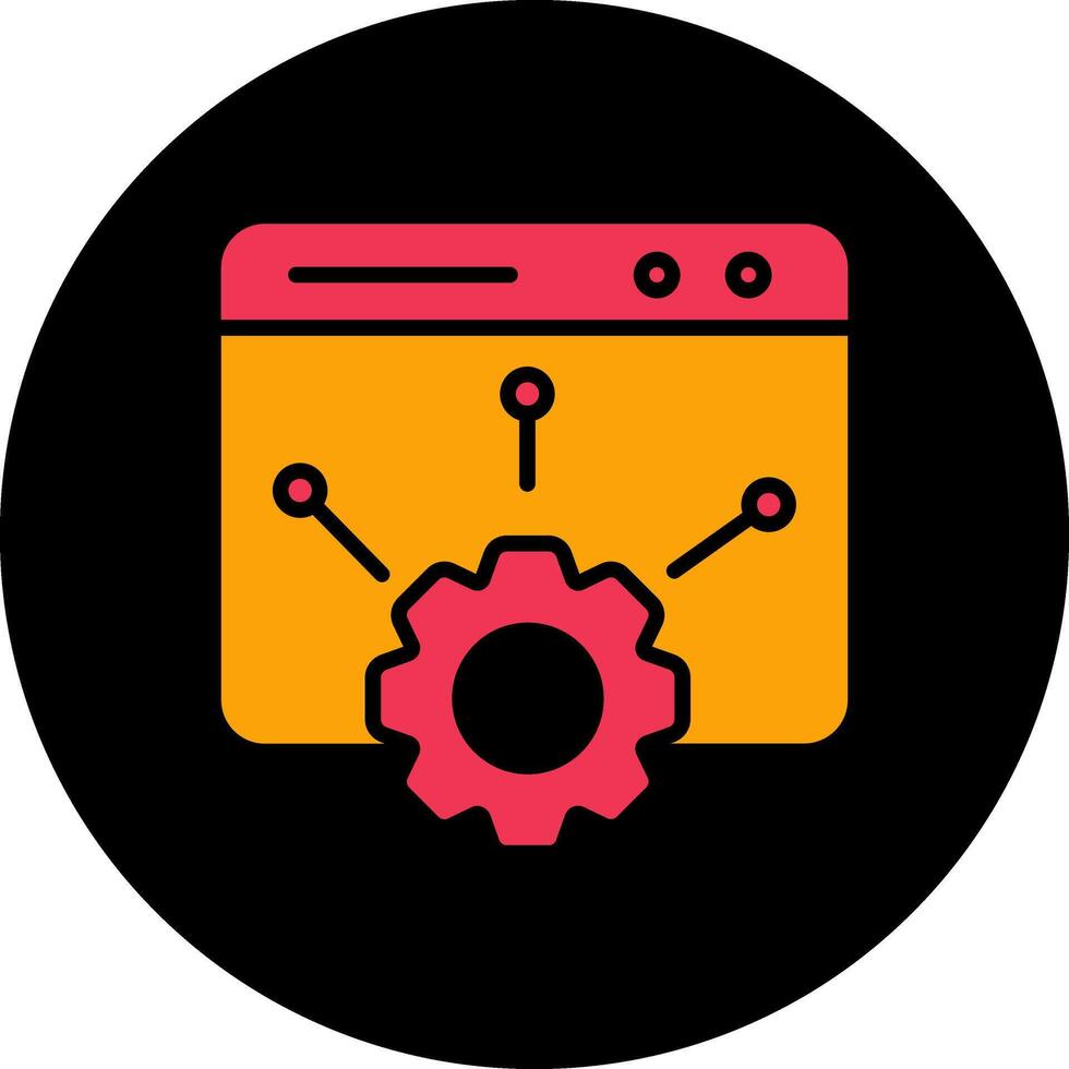 Web Setting Vector Icon