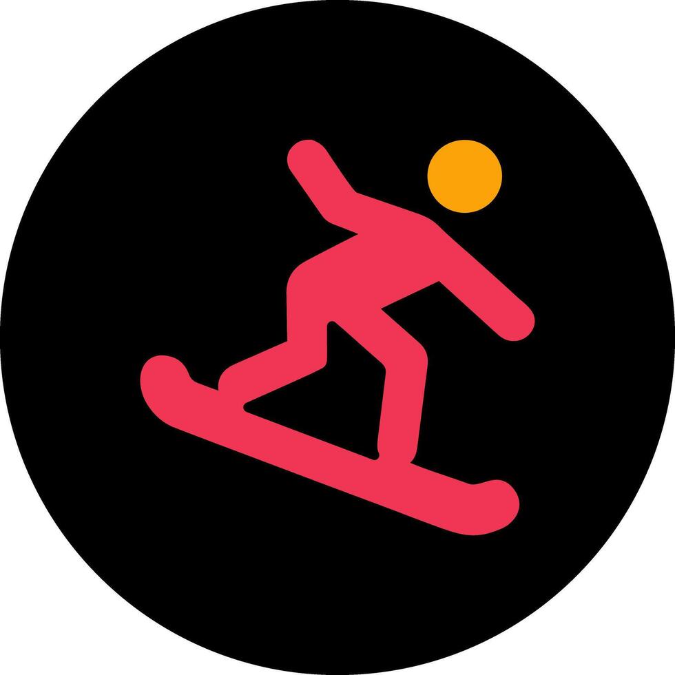 Snowboard Vector Icon