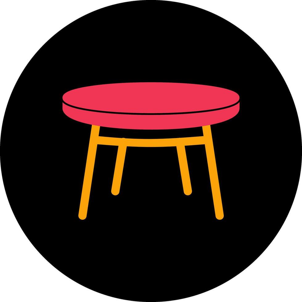 Small Table Vector Icon