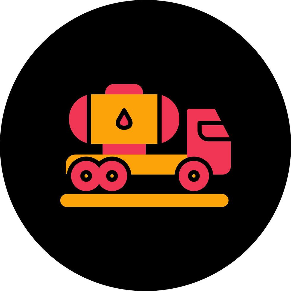 Tank Truck Vector Icon