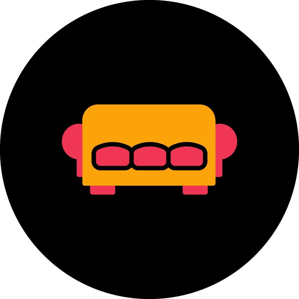 Large Sofa Vector Icon