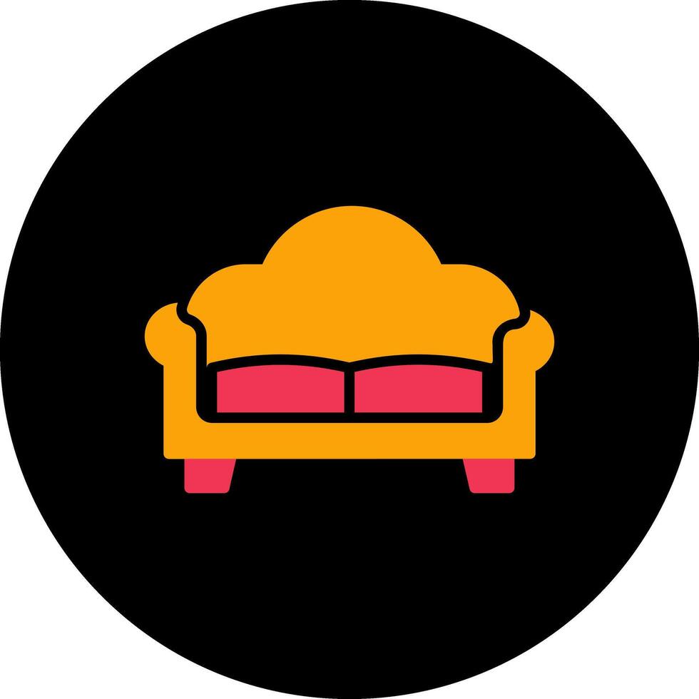 Double Sofa Vector Icon