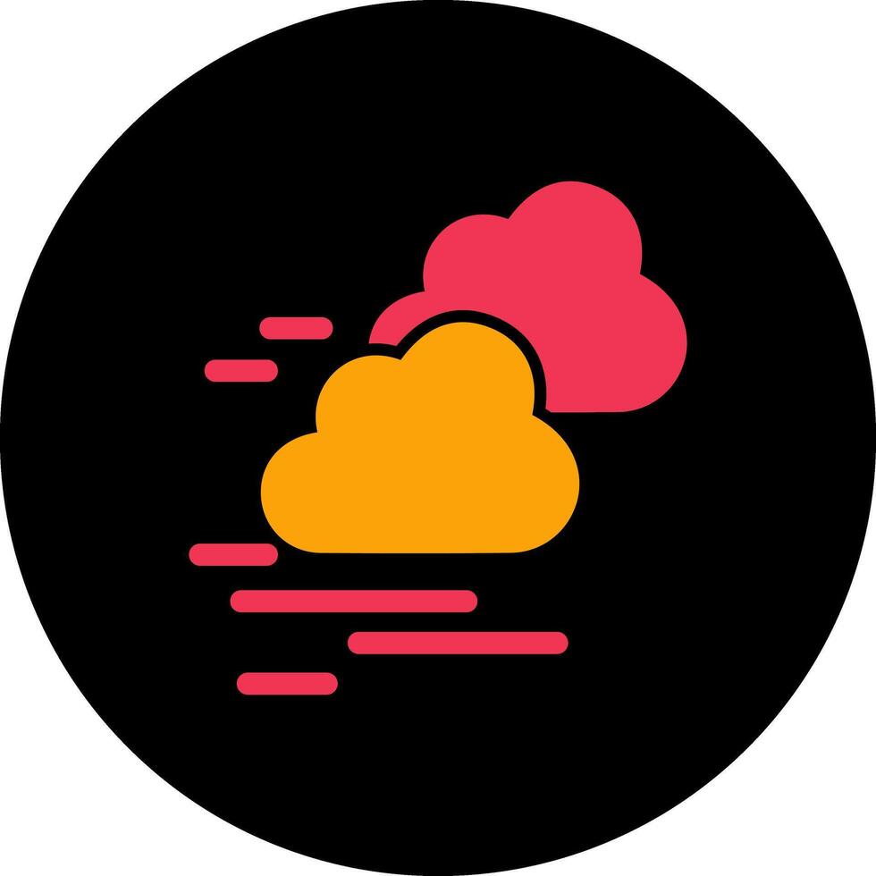 icono de vector de nube