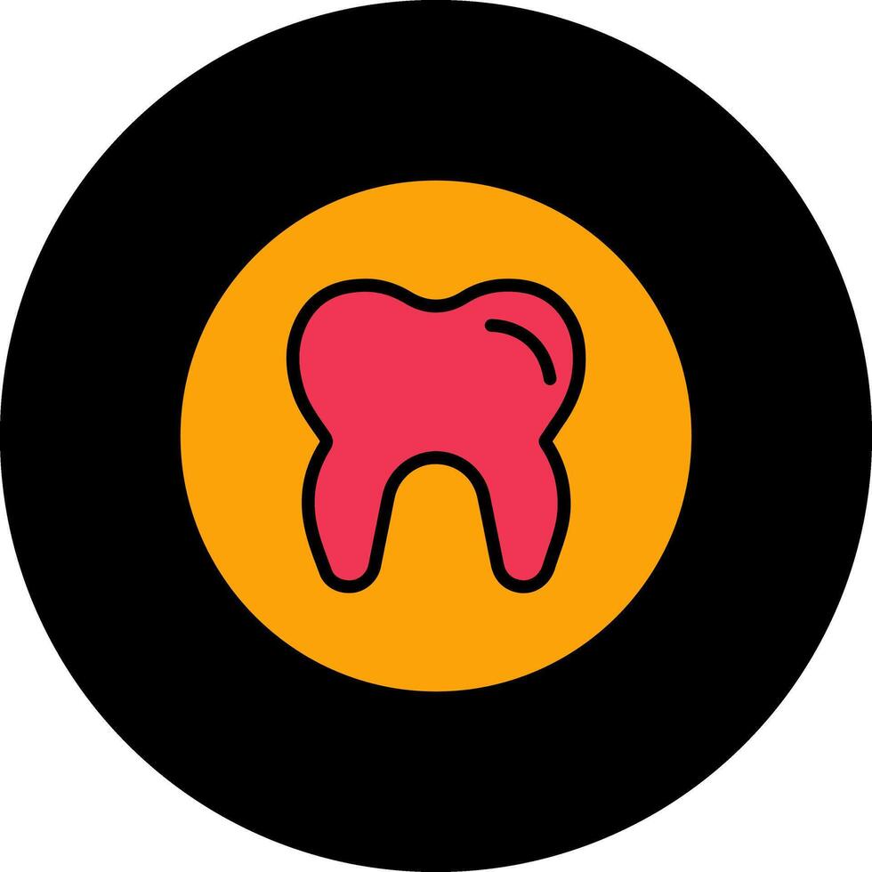 icono de vector de dientes