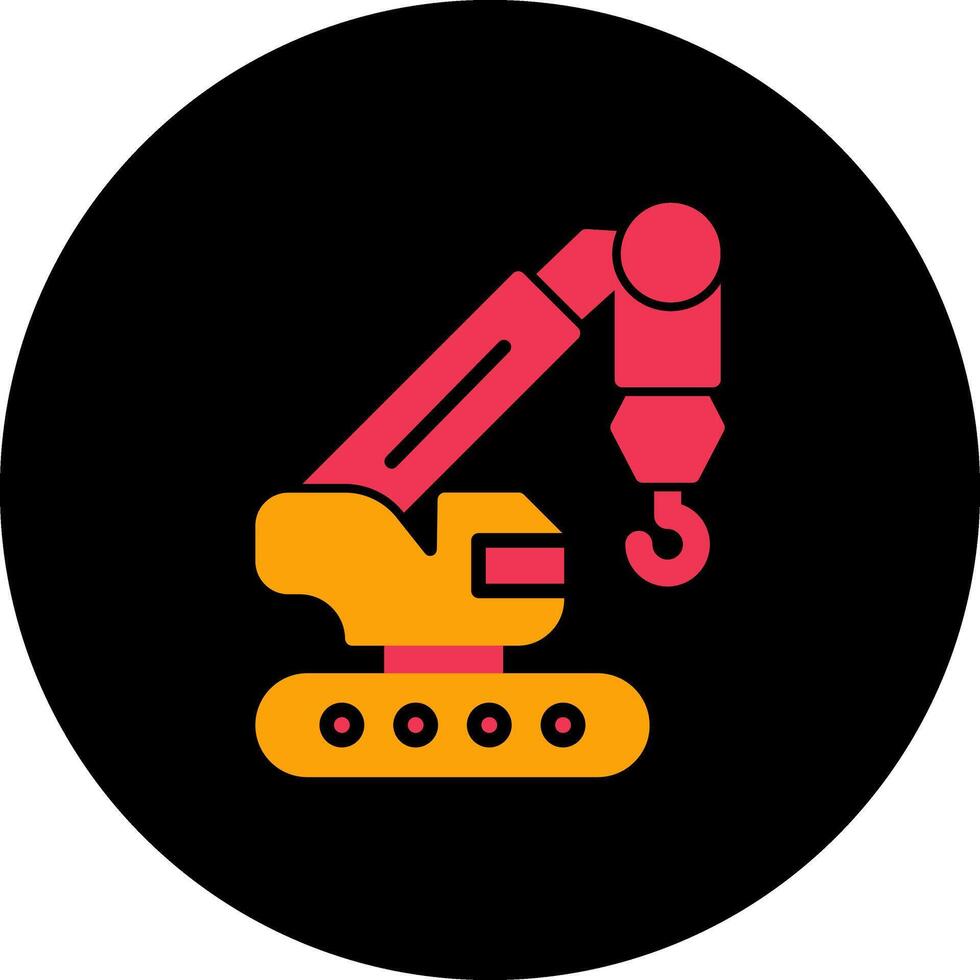 Harbor Crane Vector Icon