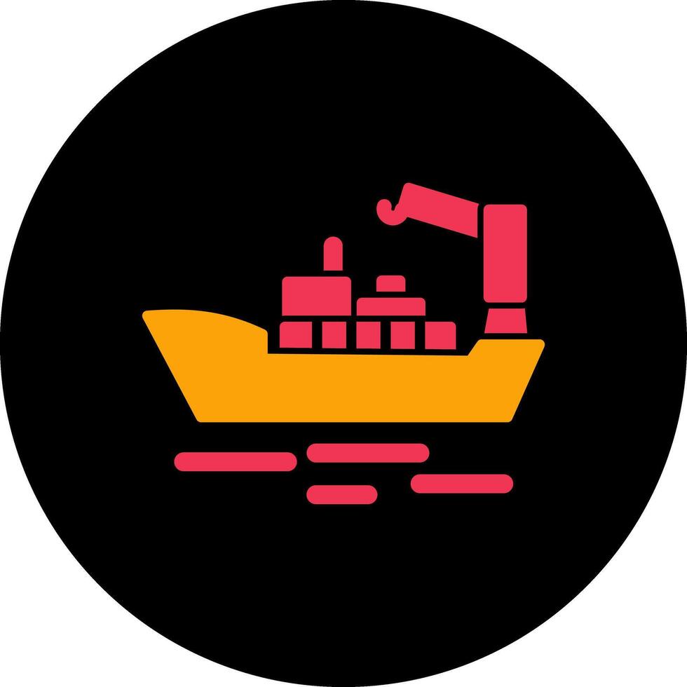 Cargo Ship II Vector Icon