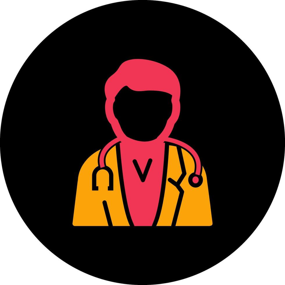 masculino médico vector icono