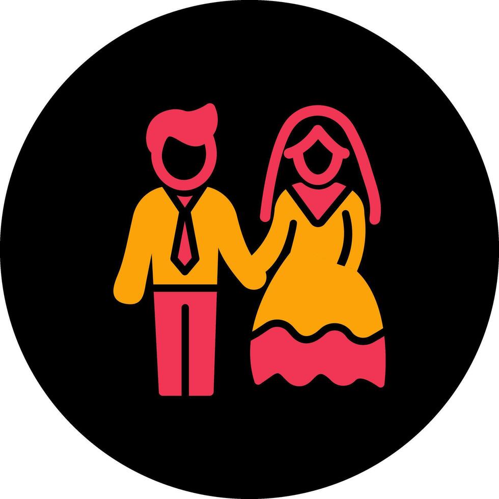 icono de vector de pareja