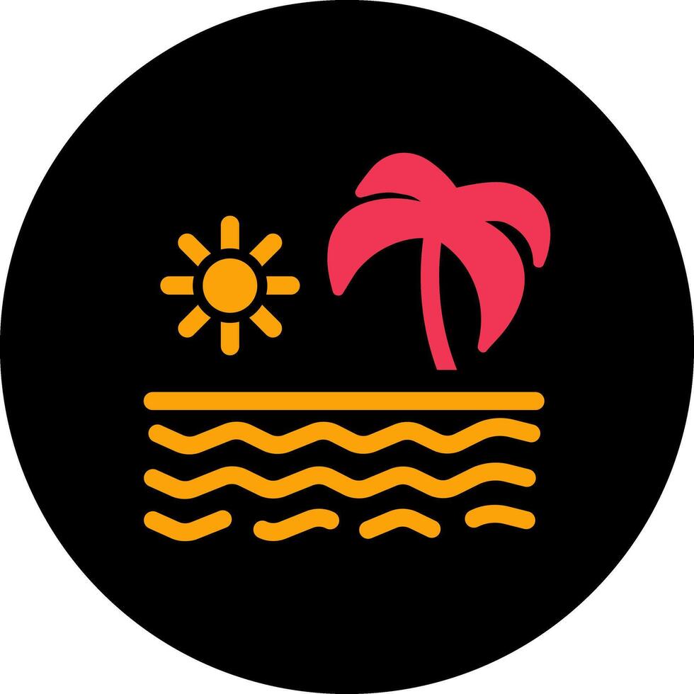 icono de vector de verano