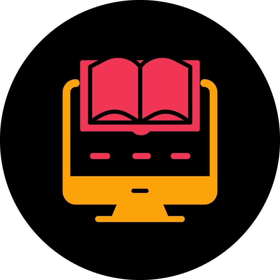 Digital Learning Vector Icon