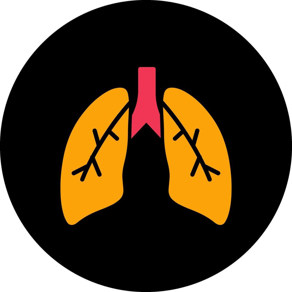 Lungs Vector Icon