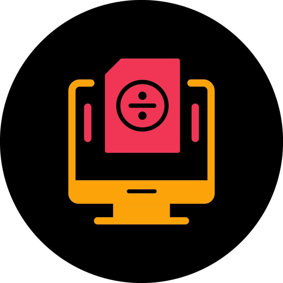 Divide Vector Icon