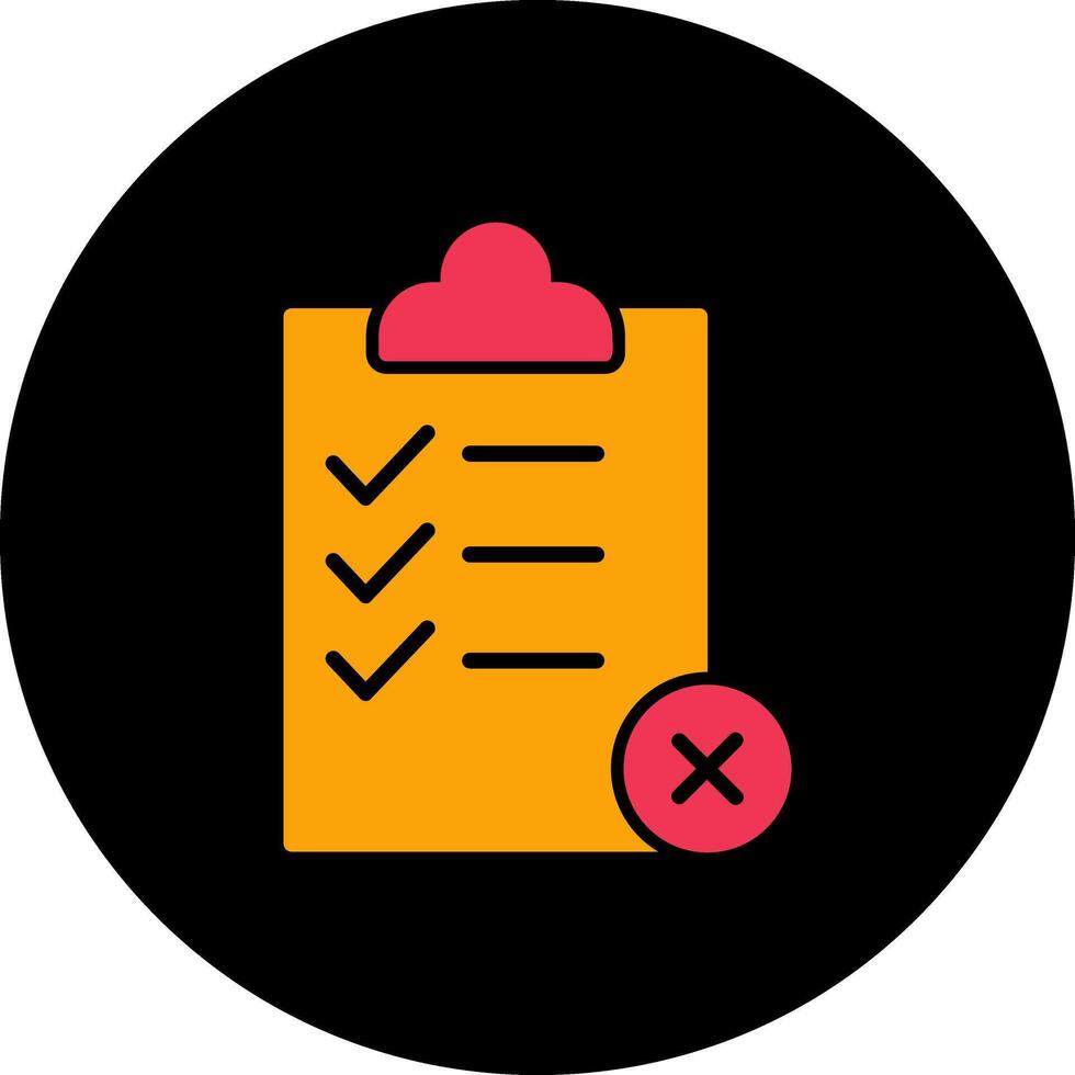 Rejected Vector Icon