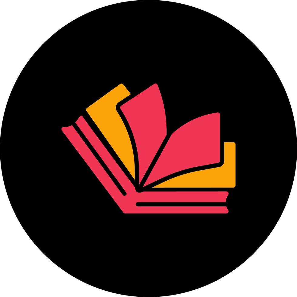 Open Book Vector Icon