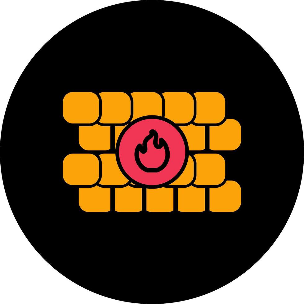 icono de vector de firewall