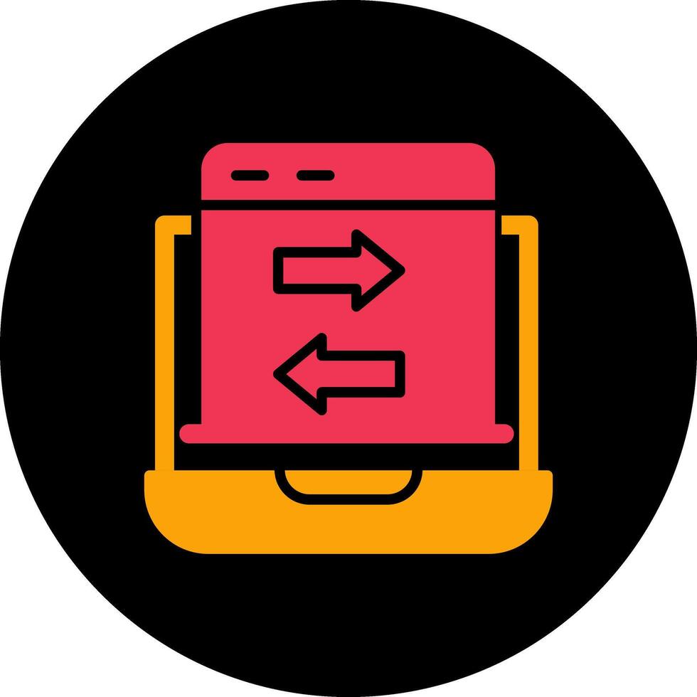 Data Transfer Vector Icon