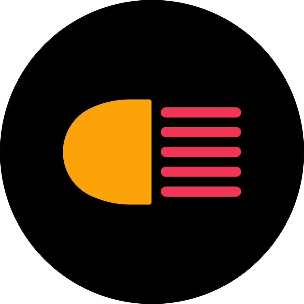 Headlight Vector Icon