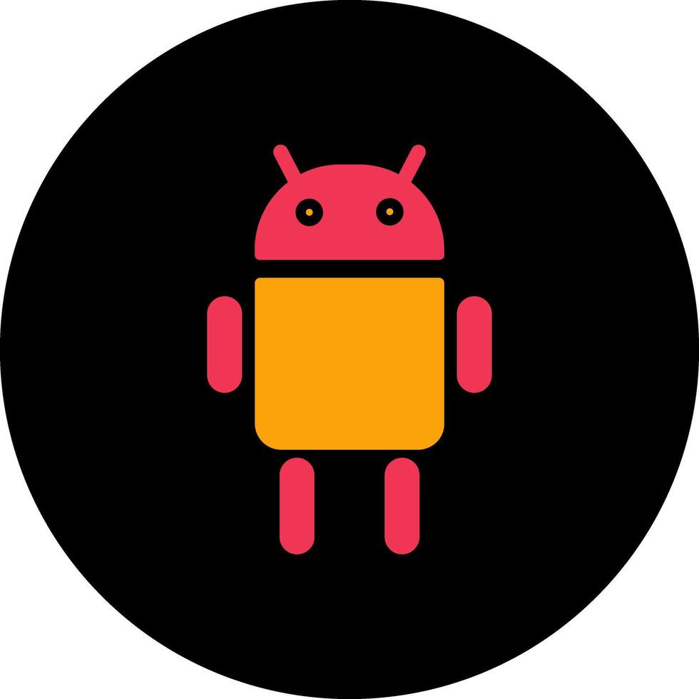 icono de vector de Android