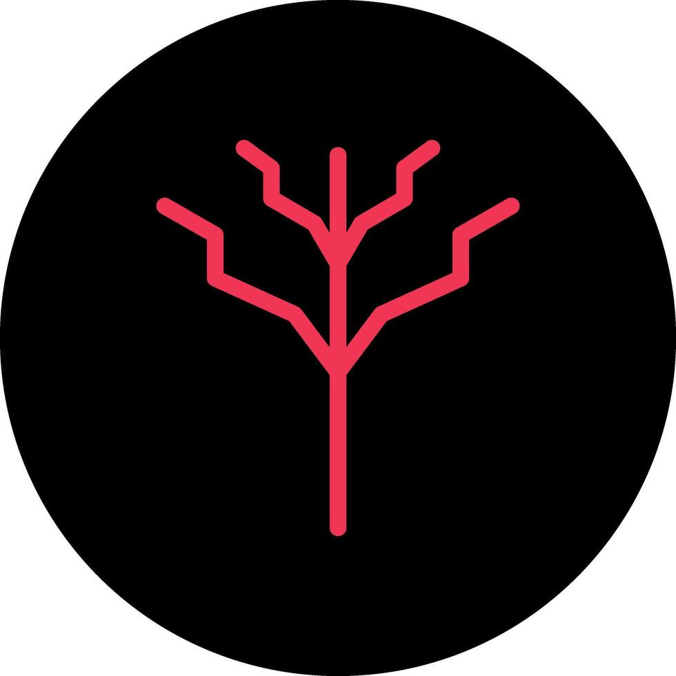 Tree with no leaves Vector Icon