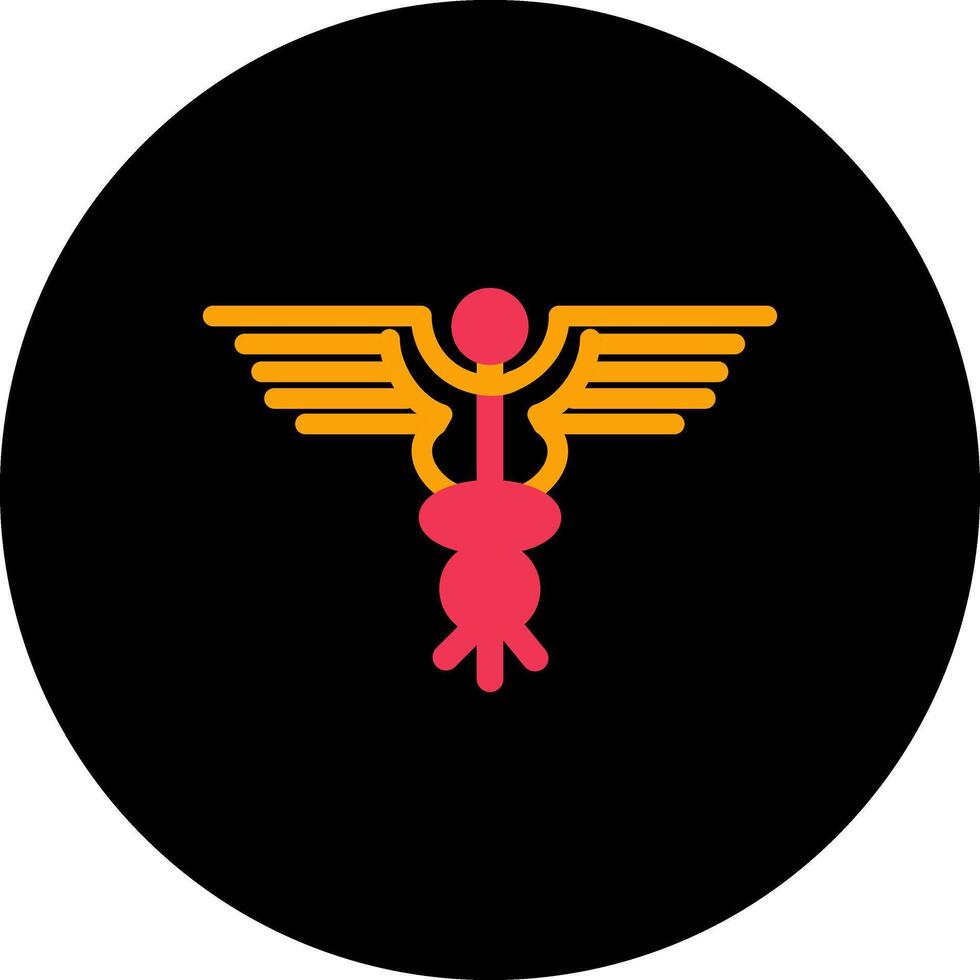 Caduceus Vector Icon
