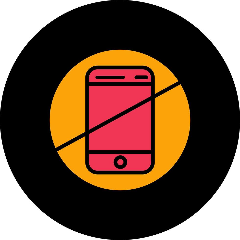 No Cell Phones Vector Icon