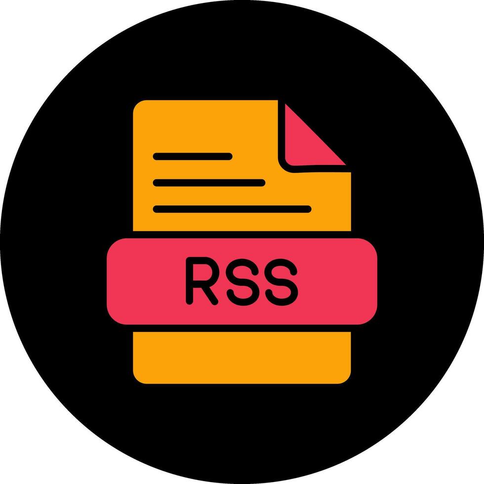 icono de vector de rss