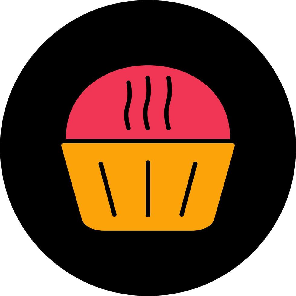 Cream Muffin Vector Icon