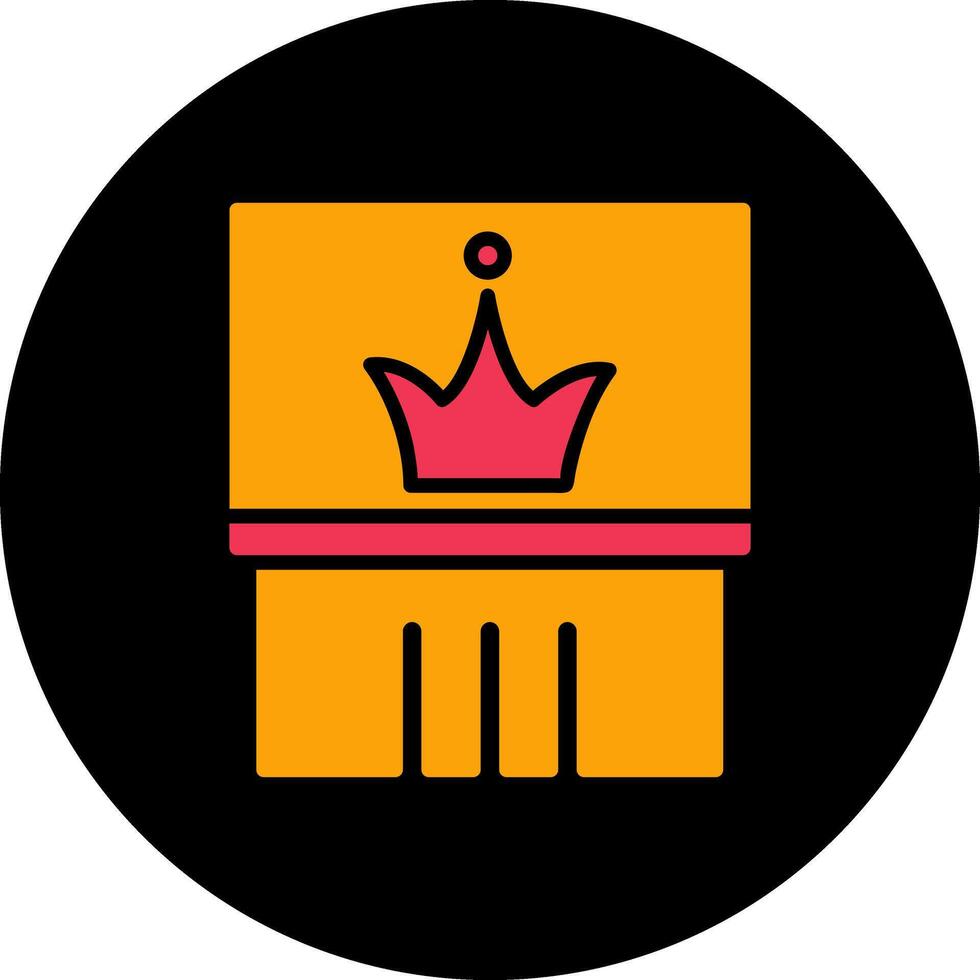 Crown Exhibit Vector Icon