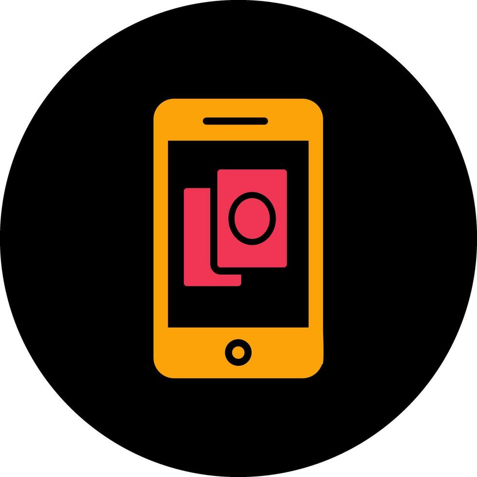 Phone Gambling Vector Icon