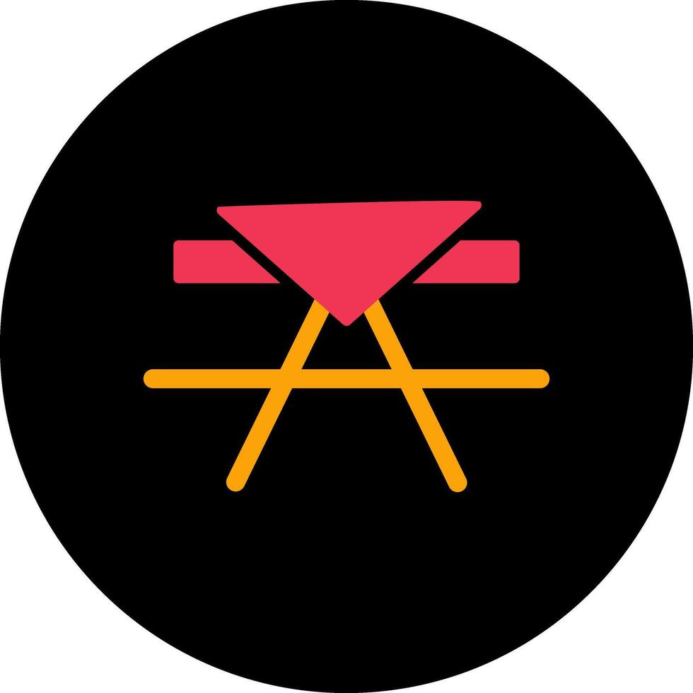 Picnic Table Vector Icon