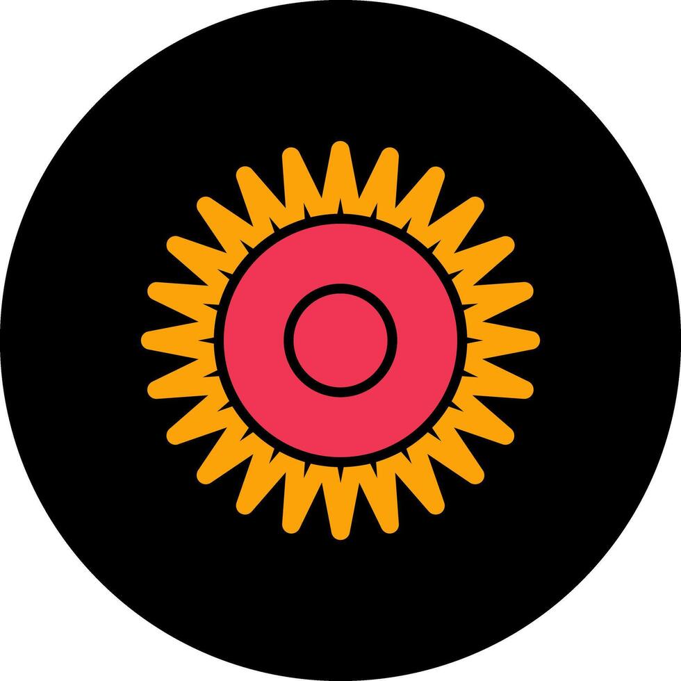 Optical Radiation Vector Icon