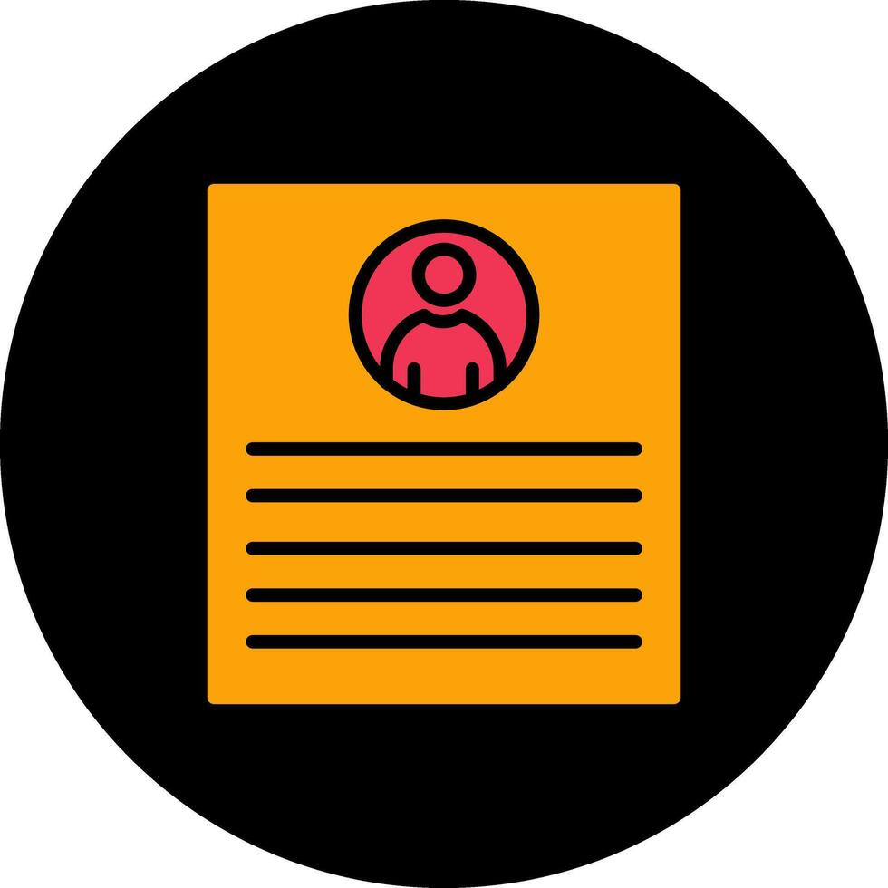 Client Profile Vector Icon