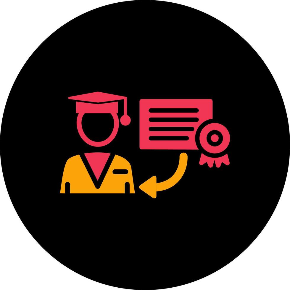 Receiving Degree Vector Icon