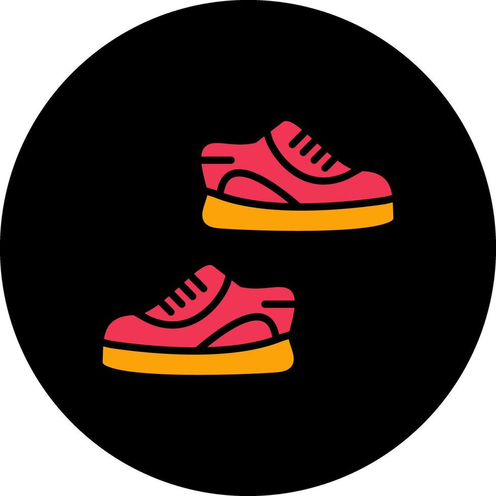 icono de vector de zapatillas