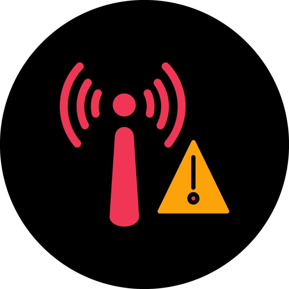Non Ionizing Radiation Vector Icon
