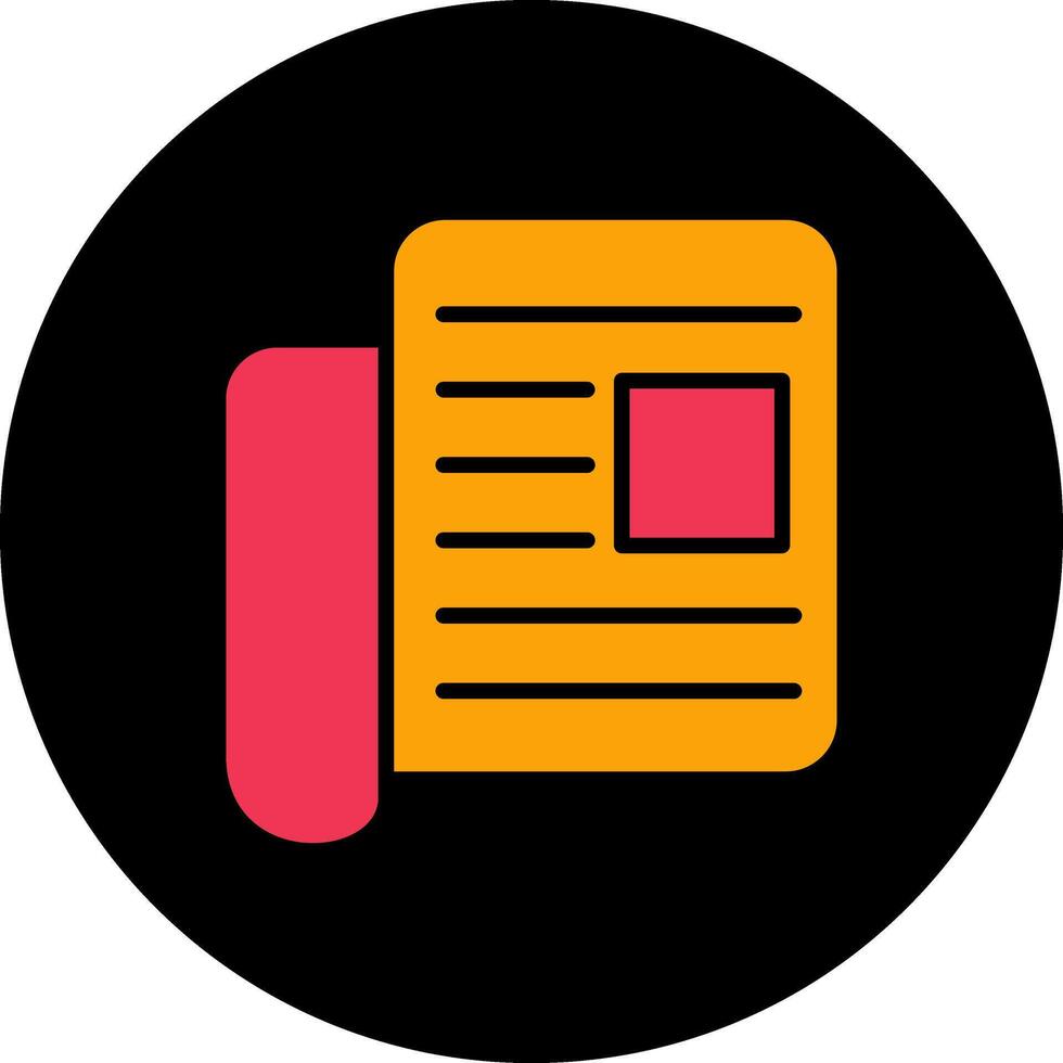 Newspaper Vector Icon