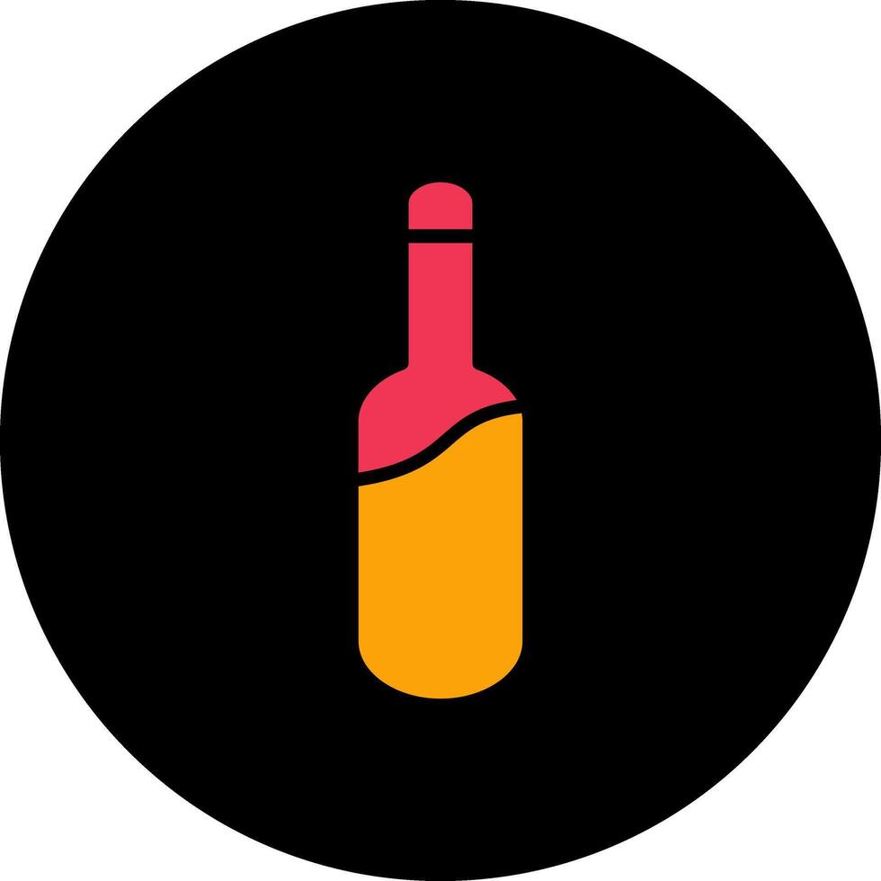 Champagne Bottle Vector Icon