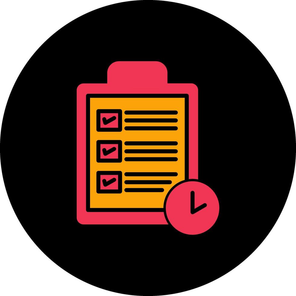 Content Planning Vector Icon