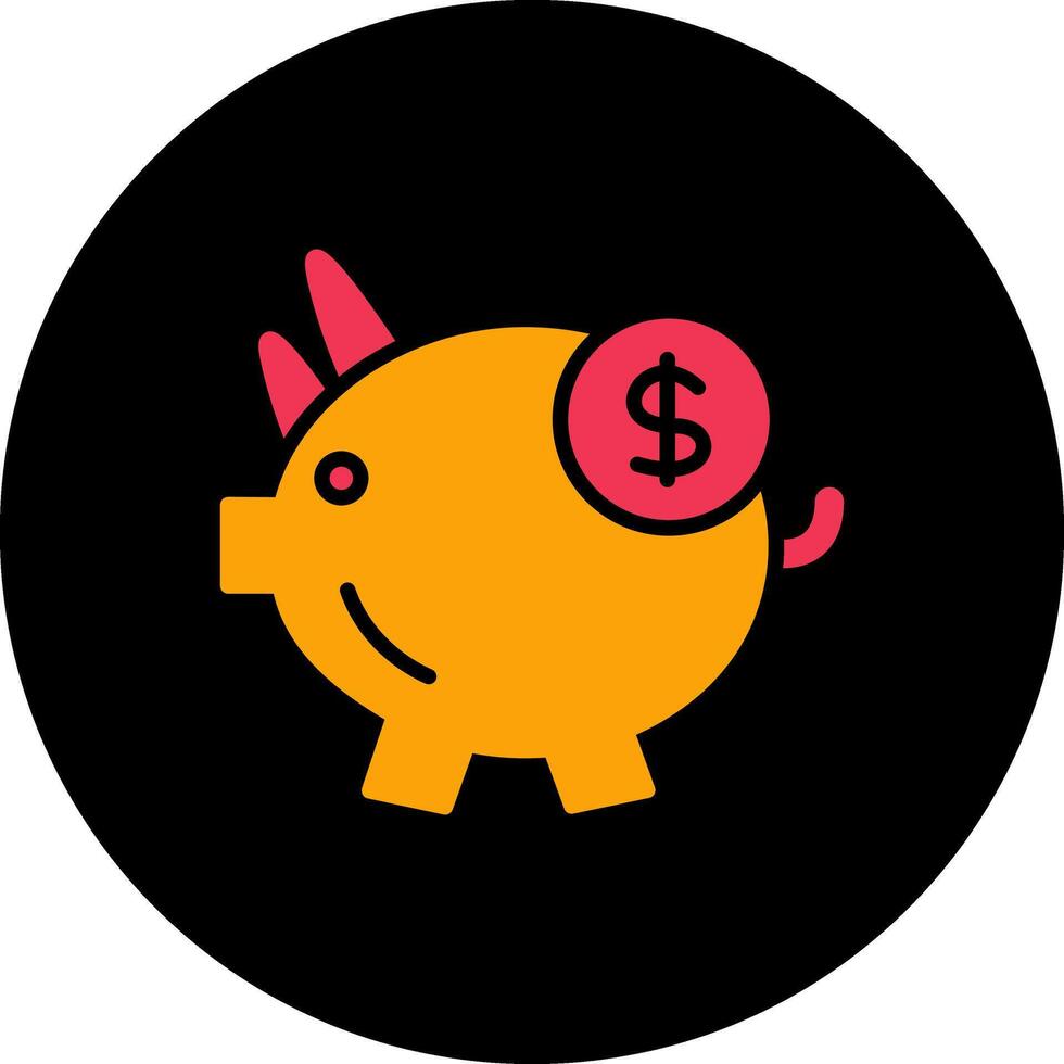 Piggy Saving Vector Icon