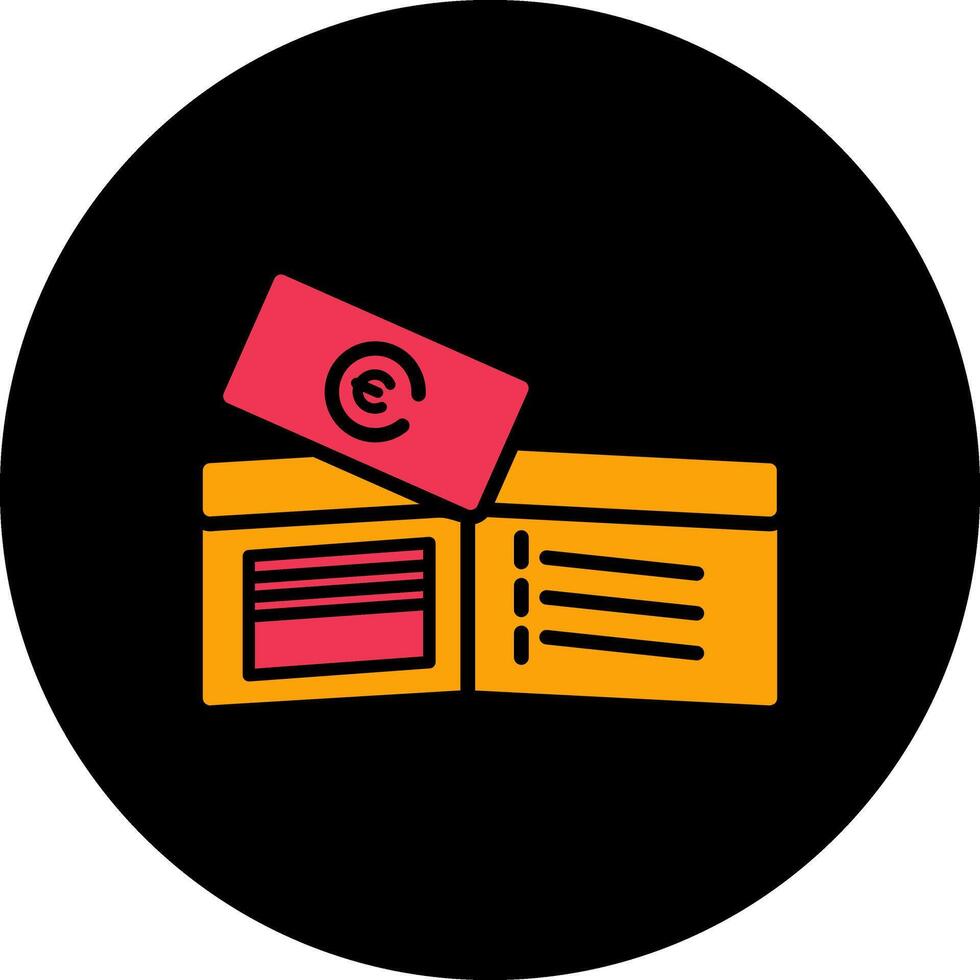 Money in Wallet Vector Icon