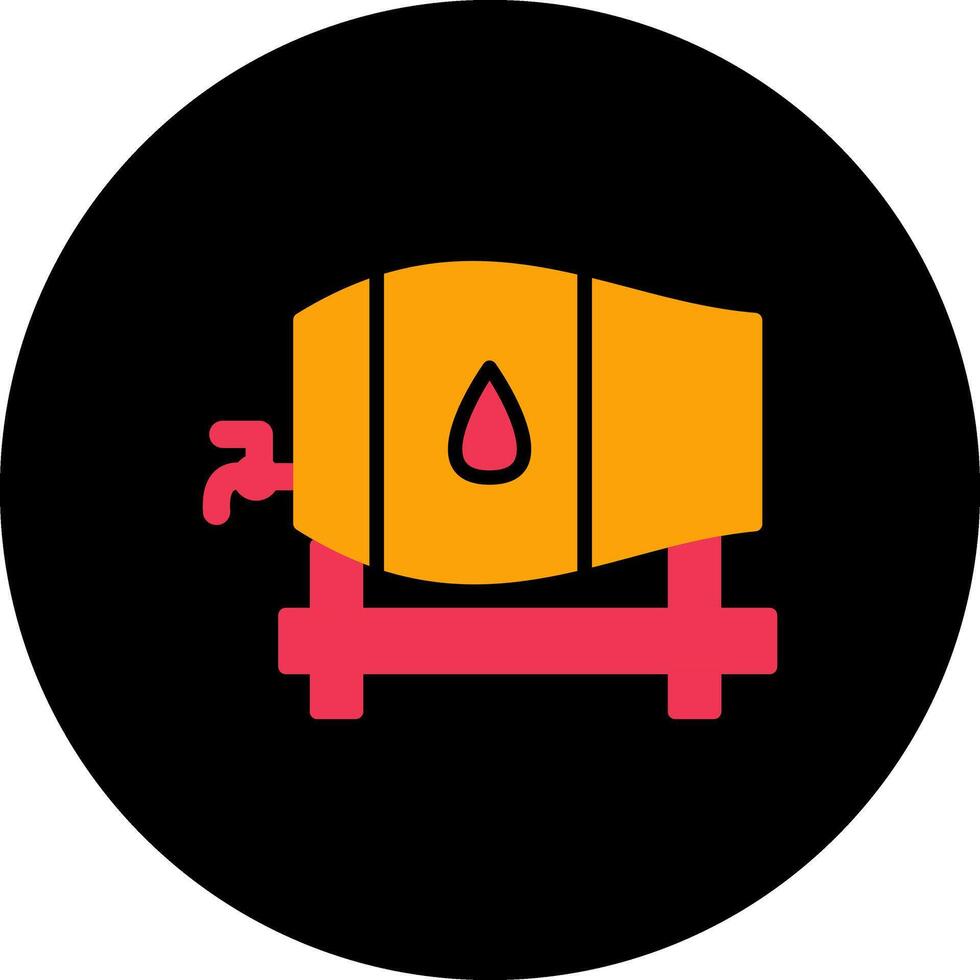 Barrel with Tap Vector Icon