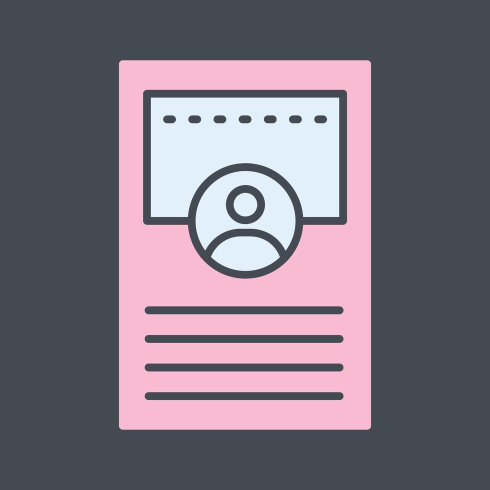 Profile Vector Icon