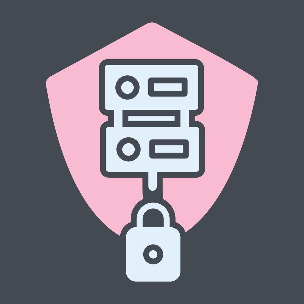Secure Server Vector Icon