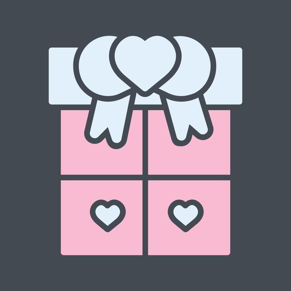 icono de vector de regalo especial