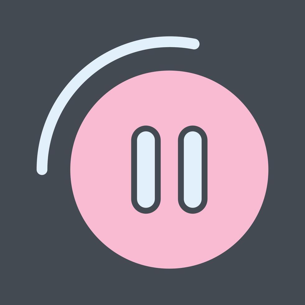 Pause Button Vector Icon