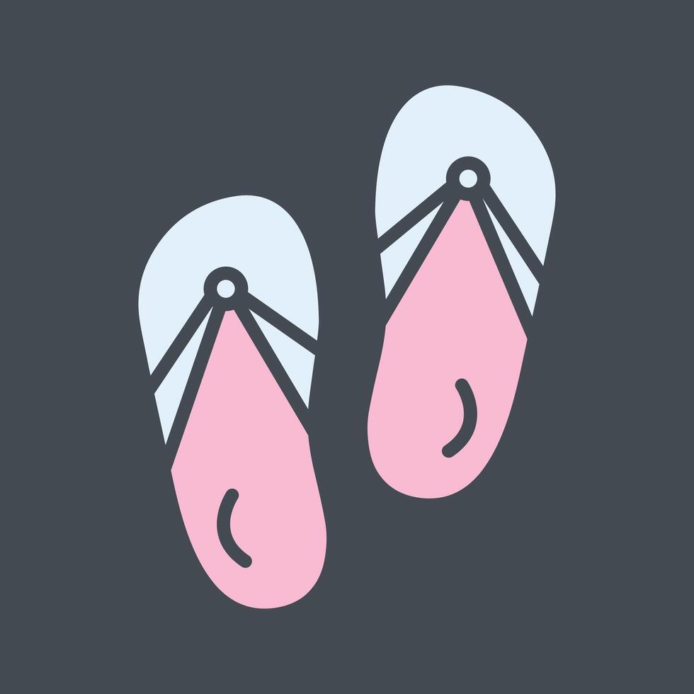 Slippers Vector Icon