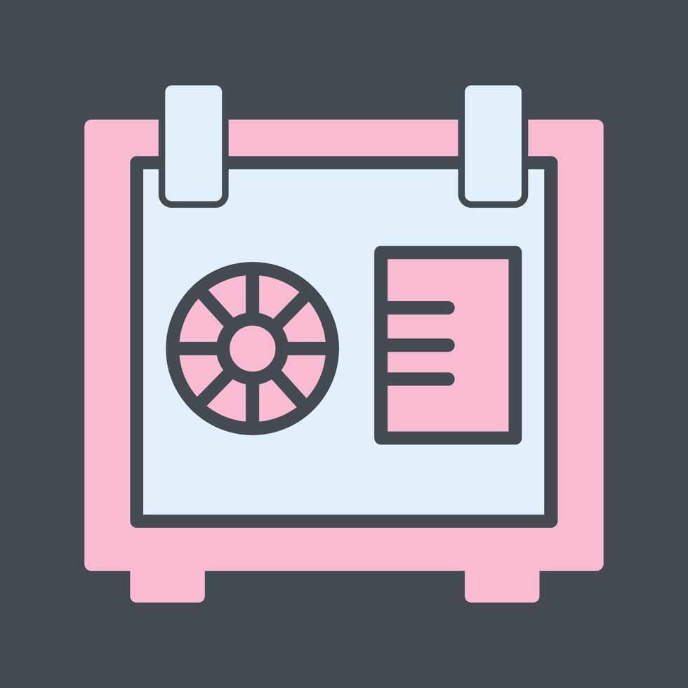 Safe Box Vector Icon